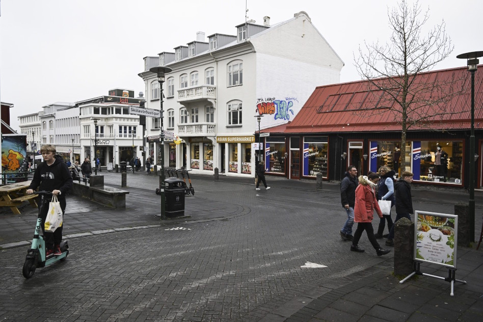 Kaupunkimaisema Reyakvikista.