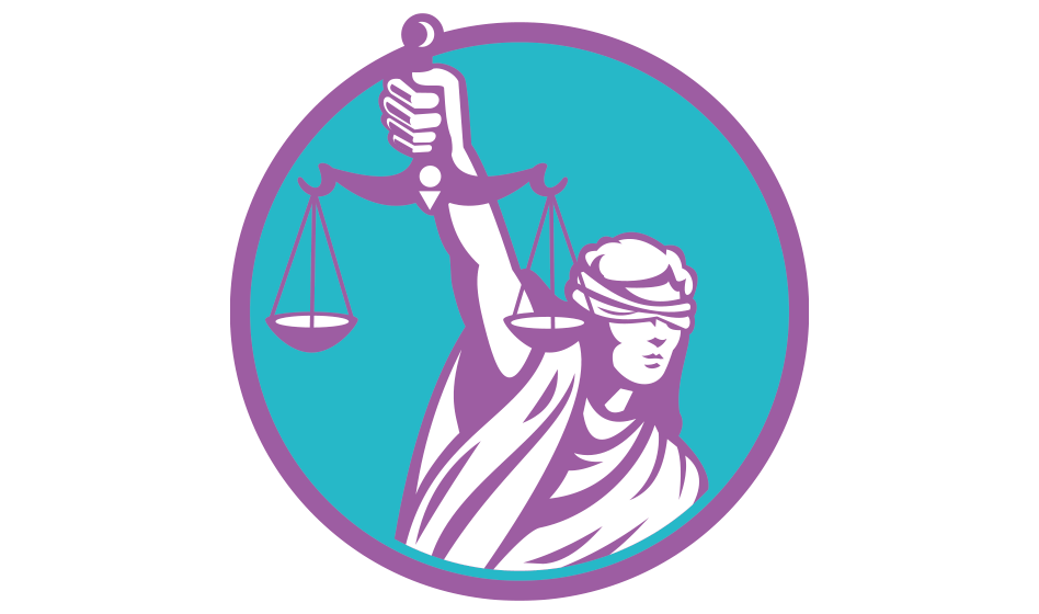 Piirroskuva, jossa hahmon kädessä vaaka/puntari